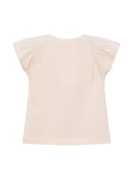 T-shirt Mayoral cowboy rose poudré pour fille