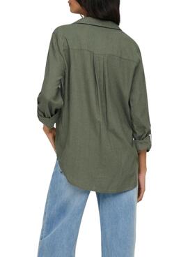 Chemise Only Goa verte pour femme