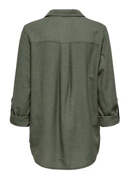 Chemise Only Goa verte pour femme