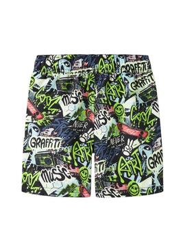 Maillot Name It Zatoony noir pour garçon