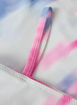 Nom du bikini Name It Zie imprimé bleu et rose pour fille