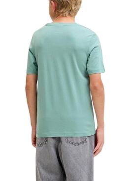 T-shirt Jack and Jones Rain verte pour garçon