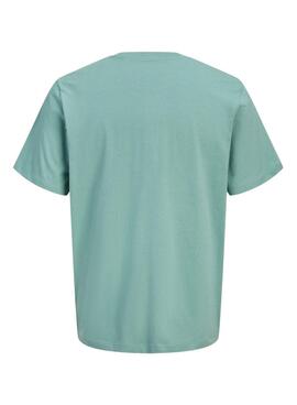 T-shirt Jack and Jones Rain verte pour garçon