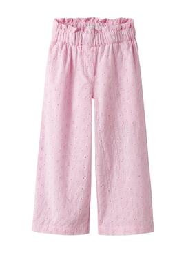 Pantalon Name It Detines rose pour fille