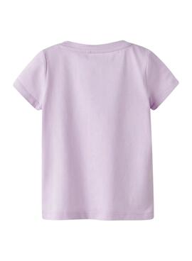 T-shirt Name It Deppa mauve pour fille