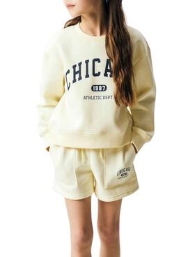 Sweatshirt Name It Fabia jaune pour fille