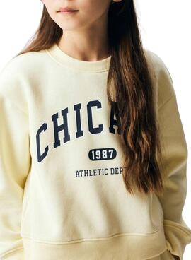 Sweatshirt Name It Fabia jaune pour fille