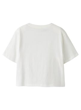T-shirt Name It Fosiaz blanc pour fille