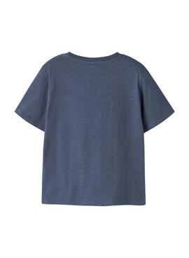 T-shirt Name It Feath bleue pour garçon