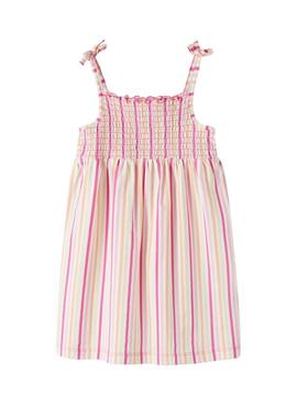 Robe Name It Filuaz à rayures multicolores pour fille