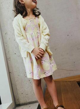 Robe Name It Filuaz imprimée de citrons pour fille