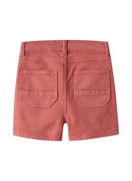 Bermuda Nommez-le Ryan corail pour garçon