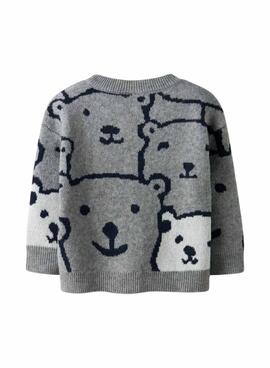 Maillot Name It Sauel gris pour garçon