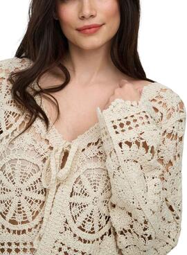 Veste Only Waterly beige pour femme