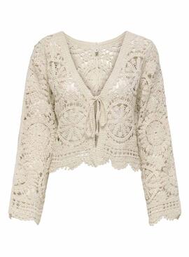 Veste Only Waterly beige pour femme