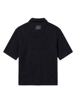 Chemise Project x Paris en gaufre noir pour homme