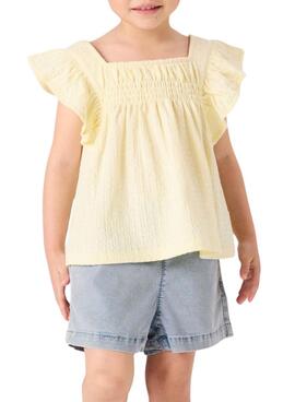 Nom Top Filura jaune pour fille