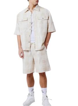 Chemise Project x Paris Jacquard beige pour homme