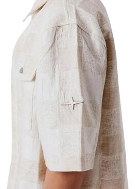 Chemise Project x Paris Jacquard beige pour homme