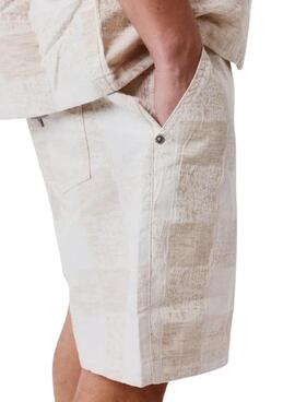 Proyecto Bermudas x Paris Jacquard beige para hombre