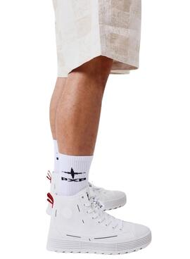 Proyecto Bermudas x Paris Jacquard beige para hombre