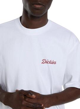 T-shirt Dickies Wellsville blanc pour homme