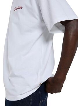 T-shirt Dickies Wellsville blanc pour homme