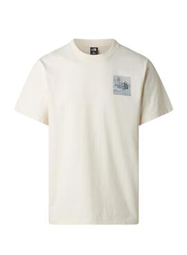T-shirt The North Face Mountain beige pour homme