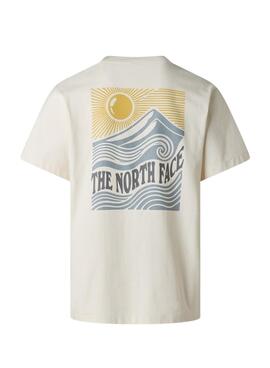 T-shirt The North Face Mountain beige pour homme