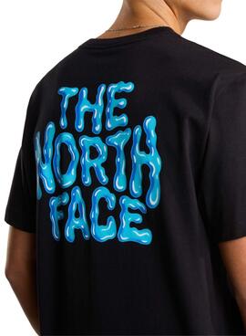 Maillot The North Face Drip Logo noir pour homme