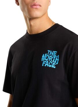 Maillot The North Face Drip Logo noir pour homme