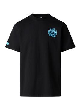 Maillot The North Face Drip Logo noir pour homme