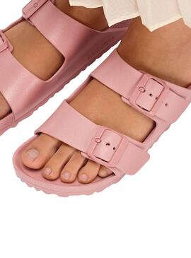 Sandales Birkenstock Arizona EVA rose pour femme