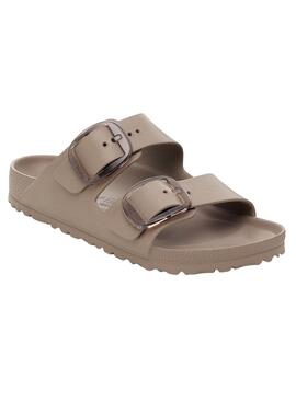 Sandales Birkenstock Arizona Big Buckle Eva beige pour femme