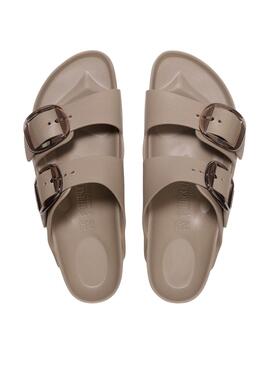 Sandales Birkenstock Arizona Big Buckle Eva beige pour femme