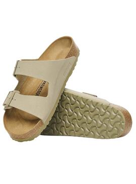 Sandales Birkenstock Arizona vertes pour femmes
