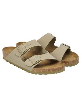 Sandales Birkenstock Arizona vertes pour femmes