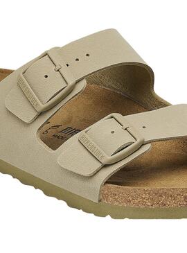 Sandales Birkenstock Arizona vertes pour femmes