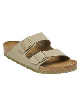 Sandales Birkenstock Arizona vertes pour femmes