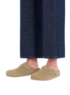 Sabots Birkenstock Boston vert