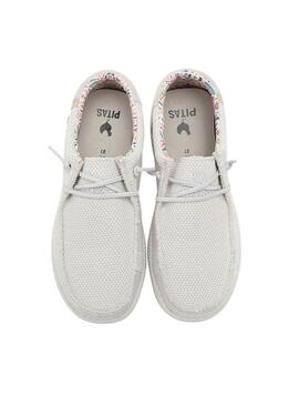 Chaussures Walkin Pitas Gaia beige pour femme