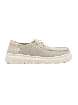 Chaussures Walkin Pitas Menton beige pour femme