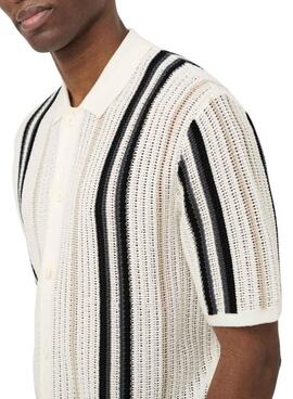 Polo beige pour homme Only and Sons Leon