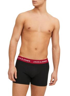 Pack Boxers Jack and Jones Flower Bird pour homme