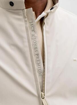 Veste bombardier beige pour homme Jack and Jones
