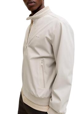 Veste bombardier beige pour homme Jack and Jones