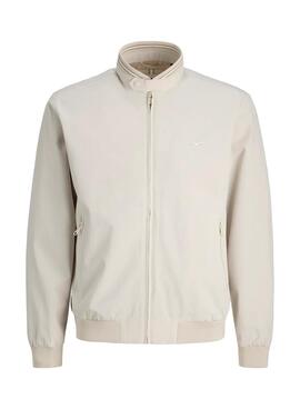 Veste bombardier beige pour homme Jack and Jones