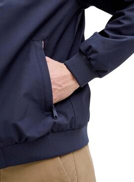 Veste bombardier bleue pour homme de Jack and Jones