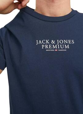 T-shirt Jack and Jones Bluarchie bleu marine pour homme