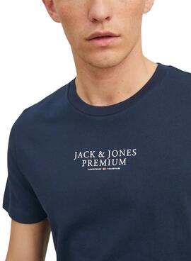 T-shirt Jack and Jones Bluarchie bleu marine pour homme
